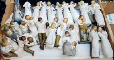 Willow Tree Figurines - Lot of 52 Good condition None broken have wings