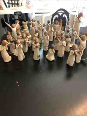Lot of 40 Willow Tree demdaco angels