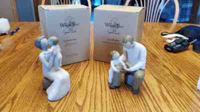 Willow Tree Grandmother & Grandfather DEMDACO 2001 by Susan Lordi Preowned
