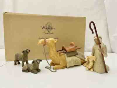 Demdaco Willow Tree Nativity Camel, Shepherd and Stable Animals Susan Lordi