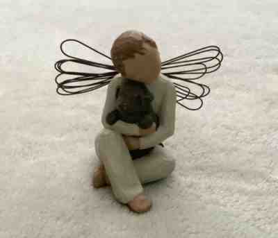 Willow Tree Angel of Comfort 2001 Boy With Puppy Dog Figurine Susan Lordi NO BOX