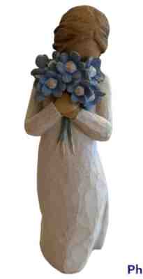 Willow Tree Forget Me Not Hand Painted Figurine By Susan Lori 2011