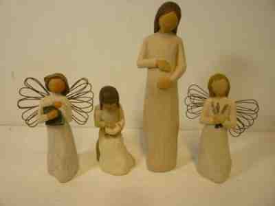 Willow Tree Cherish, Wisdom, Angel of Remembrance, Angele of Healing set of 4