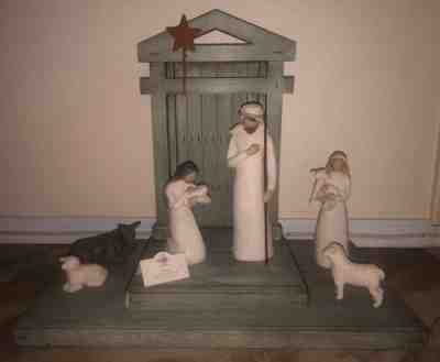 DEMDACO Willow Tree 6 Piece Christmas Nativity Set and CrÃ¨che by Susan Lordi