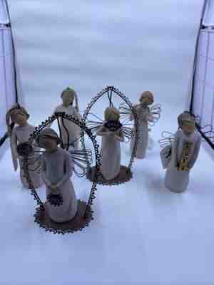 6 Willow Tree Susan Lordi Annual Angels 2007 2009 2010 2012 2013 2014 NWT