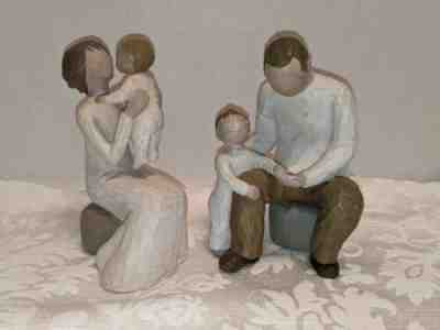 Willow Tree "Grandmother & Grandfather" DEMDACO 2001 by Susan Lordi Preowned