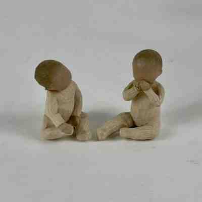 Demdaco Willow Tree Two Together Baby Twins Susan Lordi 26188 2007 With Box