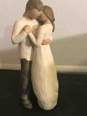 WILLOW TREE Together - Loving Hugging Couple Figurine DEMDACO Susan Lordi 2000