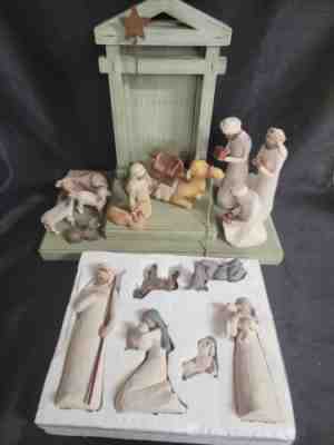 Willow Tree Nativity Set! 2006. 18 pcs. Preowned Usps Shipping