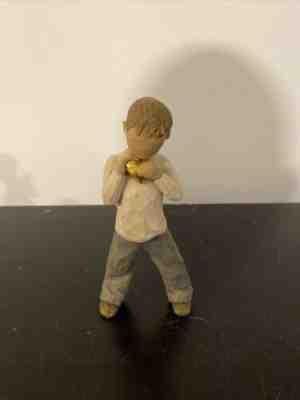 Vintaged Willow Tree Figurine By S.Lordi The Boy With The Golden Heart