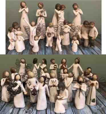 WILLOW TREE Figurine Collection 33 Pieces! (2000-2007) Excellent Condition