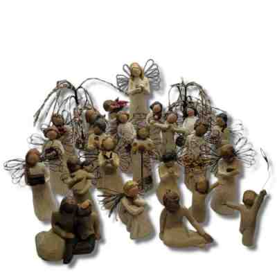 Lot of 22 Willow Tree Angel Figurines 1999-2012 angels Collection Read