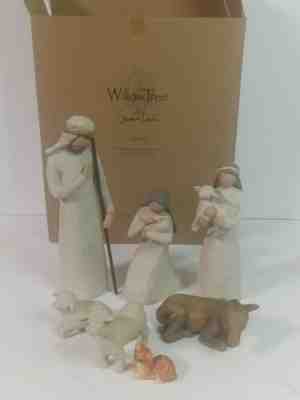 Willow Tree Nativity Susan Lordi 6 Piece With Box Christmas holy family