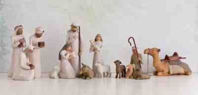 DEMDACO Willow Tree Figurative Sculptures -Hand-Painted- Multiple Sets