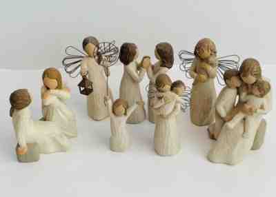 WILLOW TREE SUSAN LORDI FIGURINES Retired ~ 2000-2005 ~ Lot of 8 ~ Ex Condition