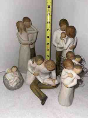 Willow Tree Lot Of 6 DEMDACO Figurines - See Pictures And Description Preowned