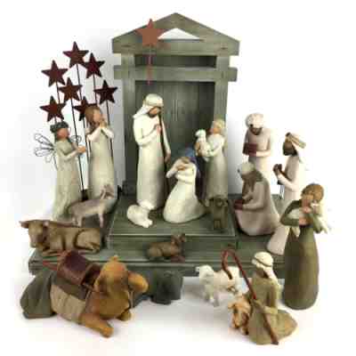 WILLOW TREE NATIVITY by Susan Lordis Christmas Joy Beautiful 20 Pc Set DEMDACO