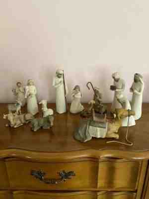 16pc Willow Tree Nativity Set Figurines Demdaco Susan Lordi