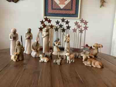 Willow Tree Nativity Set 18 Pieces (MINT)