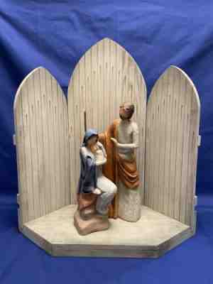 Willow Tree, Christmas Story, Sanctuary with Mary, Baby Jesus, Joseph Nativity