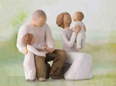 Willow Tree Family Grouping Grandmother and Grandfather