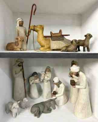 Willow Tree Lot: â??Shepard and Stable Animalsâ?,  ??Nativity ?  â??Three Wisemenâ?