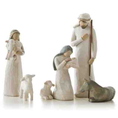 Willow Tree Nativity, Sculpted Hand-Painted Nativity Figures 10 units