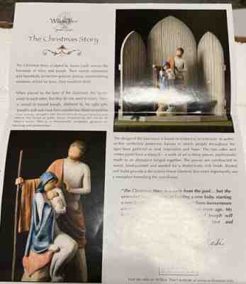 Willow Tree - Christmas Story Nativity - Mary/Jesus, Joseph, Sanctuary New