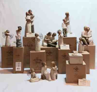 Lot of 12 Willow Tree DEMDACO Susan Lordi Figurines (10 w/original boxes)