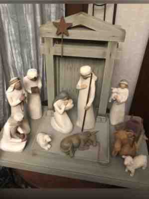 Willow Tree Nativity Set DEMDACO CAMEL WISEMEN ANIMALS DISPLAY CrÃ¨che Lordi
