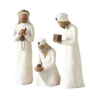 Three Wisemen Willow Tree Figurine Sculpted Hand-Painted Nativity Figures