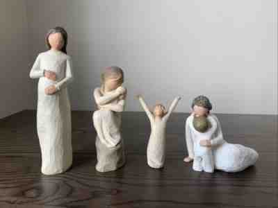 Willow Tree Mother and Child Love " Child's Touch, Guardian Cherish  Courage Lot
