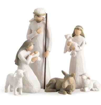 Willow Tree Susan Lordi Sculpted Hand Painted Nativity Set #26005, Original Box