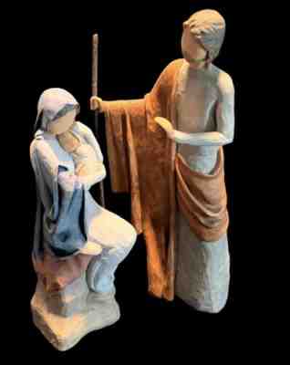 The Christmas Story, Christmas story Mary, Joseph, Jesus Willow Tree 26173