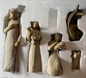 Demdaco Willow Tree 5-piece Nativity Figurines Susan Lordi No Box