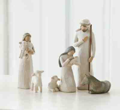 Willow Tree Nativity 6 Piece Set Original Box Demdaco Susan Lordi 26005 Vtg 1999