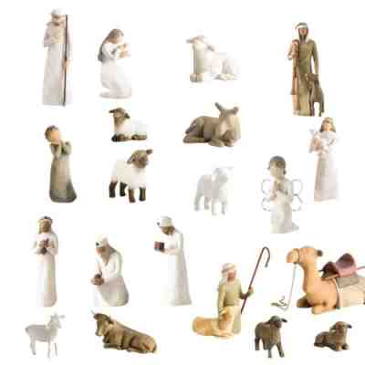 Willow Tree Nativity Figures Set Statue Hand Painted Decor Christmas Gifts