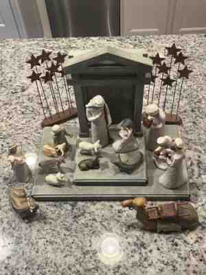 WILLOW TREE NATIVITY by Susan Lordi 17 Pieces ð??² Christmas Beautiful Set GUC