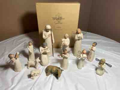 Willow Tree Nativity Set + Angels Lot