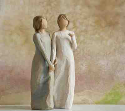 Willow Tree My Sister, My Friend, Sculpted Hand-Painted 12 Figure