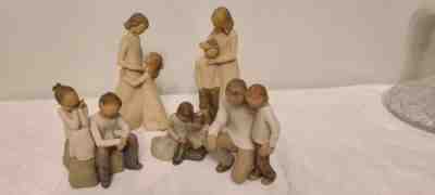Lot of Five Willow Tree figurines