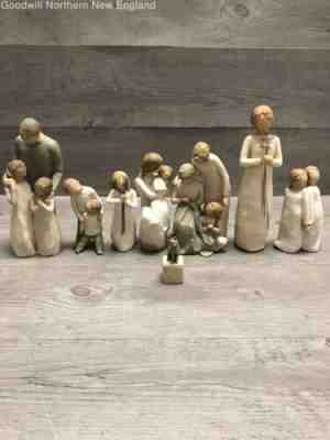 8 Pc Willow Tree Figurine Lot My Girls Friendship Generations Etc