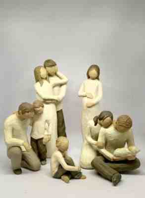 Willow Tree Family Assorted Years 2000-2008 Together Cherish New Life Qty 5 GUC