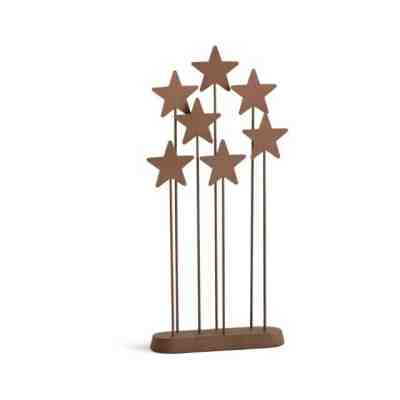 Willow Tree Nativity Metal Star Backdrop by Susan Lordi Brown Red Box EUC
