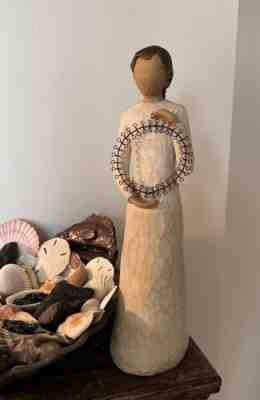 Willow Tree Welcoming Spirit Figurine By Susan LORDI/1999 Size 16 inches tall