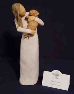 Willow Tree 28039 Adorable You (Golden Dog) Sculpted Hand-Painted Figurine - NEW