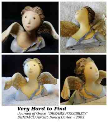 DEMDACO Journey of Grace Angel DREAMS POSSIBILITY Inspirational Figurine / Bust