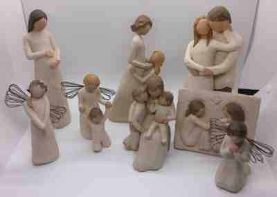Willow Tree Angel Figurines Lot of 8 Generations DEMDACO Susan Lordi Angels