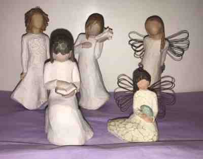 Willow Tree Figurines Lot of 5 Thank You/ Wisdom / Irish Charm/ Thinking of You