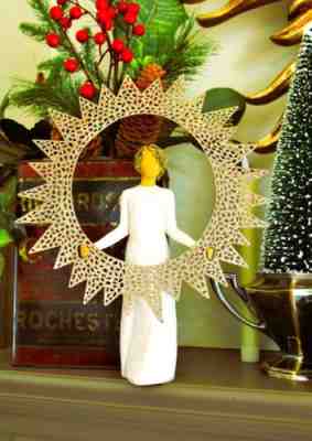 Willow Tree Starlight Christmas Tree Topper Figurine, Sculpted Hand-Painted 2013